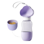 Cute Cloud Portable Pet Food Storage Dog Travel Water Bottle - GreenFur
