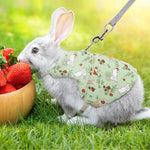 Cute Country Style Rabbit Harness Leash Set - GreenFur