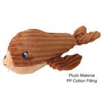 Cute Dog Chew Squeaky Walrus Shape Plush Pet Toys - GreenFur