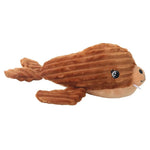 Cute Dog Chew Squeaky Walrus Shape Plush Pet Toys - GreenFur