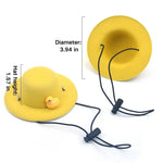Cute Duck Cosplay Pet Hat with Adjustable Strap for Cats and Dogs - GreenFur