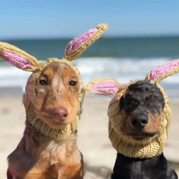 Cute Durable Comfortable Soft Funny Knit Pet Easter Hat - GreenFur