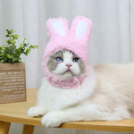 Cute Durable Comfortable Soft Rabbit Shape Pet Easter Hat - GreenFur
