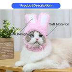 Cute Durable Comfortable Soft Rabbit Shape Pet Easter Hat - GreenFur