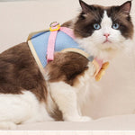 Cute Flower 3 Colors Option Pet Harness and Leash Set - GreenFur