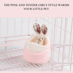 Cute Hamster Warm Bed House Cusion, Pink - GreenFur