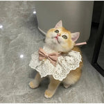 Cute Knitting Pattern Decorative Neckwear Cat Bandana - GreenFur