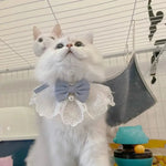 Cute Knitting Pattern Decorative Neckwear Cat Bandana - GreenFur