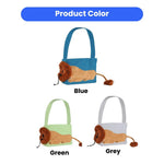 Cute Lion 3 Colors Design Pet Outdoor Bag - GreenFur