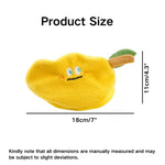 Cute Mango Shape Interactive Plush Dog Snuffle Toy with Crinkle Paper - GreenFur