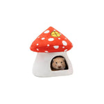 Cute Mushroom Shape Small Pet Animal Bed Cave Hamster Bedding - GreenFur