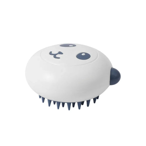 Cute Panda Design Silicone Pet Massage Bath Brush - GreenFur