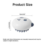 Cute Panda Design Silicone Pet Massage Bath Brush - GreenFur