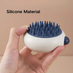 Cute Panda Design Silicone Pet Massage Bath Brush - GreenFur