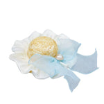 Cute Pet Bowknot Hat with Lace and Heart Decorations - GreenFur