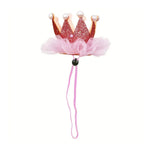 Cute Pet Crown Hat with Coloful Lace for Party and Festive - GreenFur