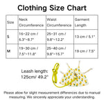 Cute Pineapple Print Rabbit Clothing Accessories and Leash Set - GreenFur