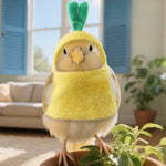 Cute Pineapple Style Comfortable Polyester Bird Clothes - GreenFur