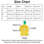 Cute Pineapple Style Comfortable Polyester Bird Clothes - GreenFur