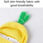 Cute Pineapple Style Comfortable Polyester Bird Clothes - GreenFur