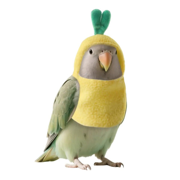 Cute Pineapple Style Comfortable Polyester Bird Clothes - GreenFur