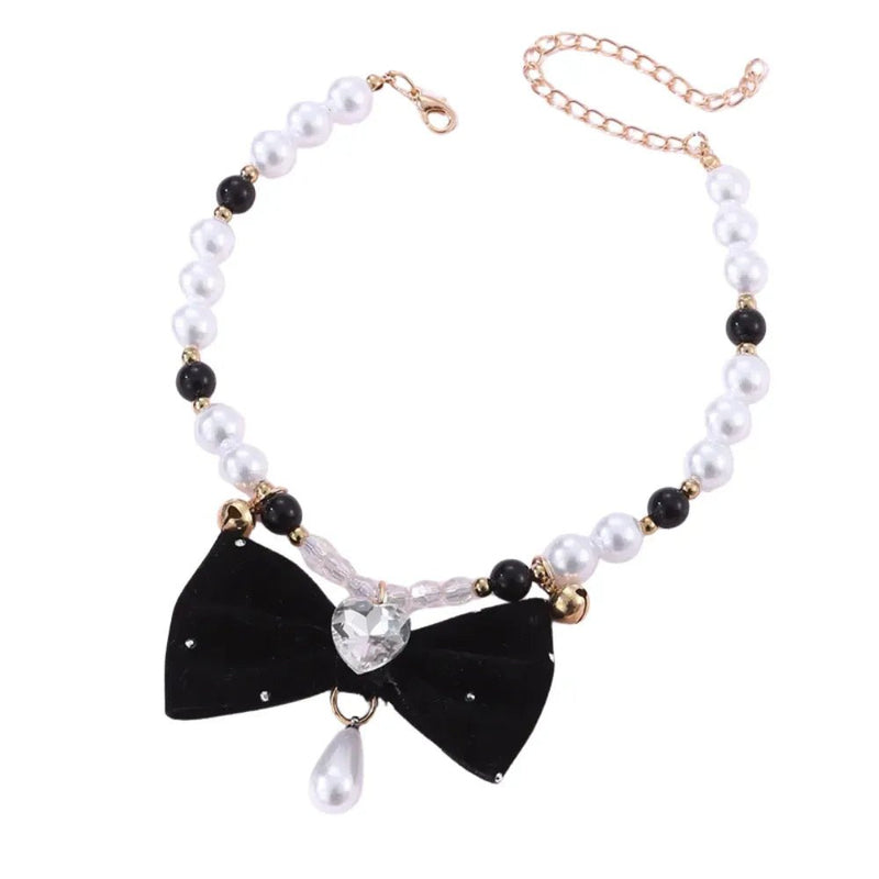 Cute Princess Style Pet Collar with Bow for Dogs and Cats - GreenFur