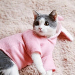 Cute Rabbit Ear Style Pet Hoodie Dog Cat Clothes Sweatshirt - GreenFur