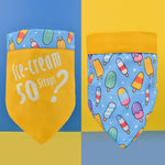 Cute Reversible Double - Sided Printed Pet Bandana for Cats and Dogs - GreenFur