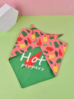 Cute Reversible Double - Sided Printed Pet Bandana for Cats and Dogs - GreenFur