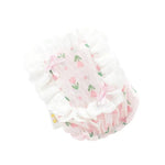 Cute Ruffle Floral Print Dog Lace Dress - GreenFur