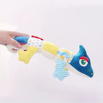 Cute Soft Chameleon Shaped Plush Toy for Dogs Teething - GreenFur
