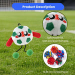 Cute Soft Crinkle FPF Cat Toy - Soccer Ball - GreenFur