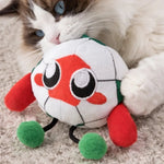 Cute Soft Crinkle FPF Cat Toy - Soccer Ball - GreenFur