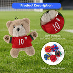 Cute Soft Crinkle FPF Pet Plush Toy - Bear - GreenFur