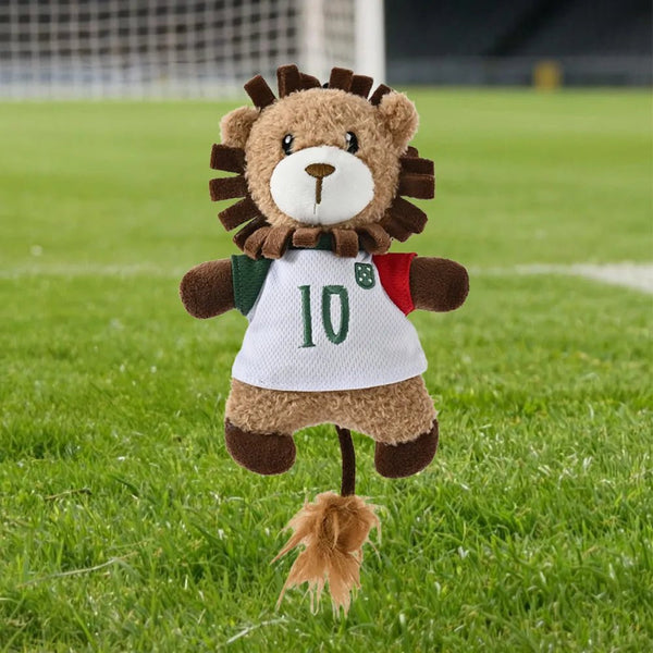 Cute Soft Crinkle FPF Pet Plush Toy - Lion - GreenFur