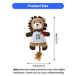 Cute Soft Crinkle FPF Pet Plush Toy - Lion - GreenFur