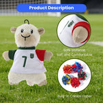 Cute Soft Crinkle FPF Pet Plush Toy - Sheep - GreenFur