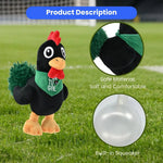 Cute Soft Squeaky FPF Dog Plush Toy - Galo de Barcelos - GreenFur