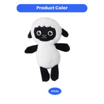 Cute Soft Squeaky Lamb Shaped Pet Dog Plush Toy - GreenFur