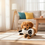 Cute Soft Squeaky Lamb Shaped Pet Dog Plush Toy - GreenFur