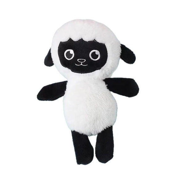 Cute Soft Squeaky Lamb Shaped Pet Dog Plush Toy - GreenFur