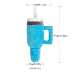 Cute Squeaky Dog Toys Cup Dog Birthday Toy for Aggressive Chewers - GreenFur