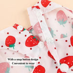 Cute Summer Pet Apparel with Strawberry Pattern for Cat - GreenFur