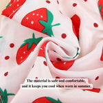 Cute Summer Pet Apparel with Strawberry Pattern for Cat - GreenFur