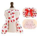 Cute Summer Pet Apparel with Strawberry Pattern for Cat - GreenFur