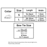 Cute Velvet Bow Pet Collar with Gold - plated Buckle - GreenFur