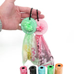 5 Pieces Set Portable PVC Cat Dog Garbage Bag Handle Pet Poop Bag Holder