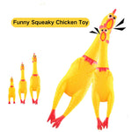S Size Squeaky Vinyl Chicken Dog Toy Funny Sound Pet Chew Toy