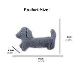 Dachshund Plush Cat Toy with Catnip and Crinkle Paper - GreenFur