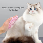 De - shedding Massage Pet Bath Brush for Dogs and Cats - GreenFur